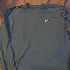 Under Armour Men's Long Sleeve Shirt in Blue